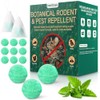 Natural Rodent Repellent Balls with Peppermint Oil - 14 Pack