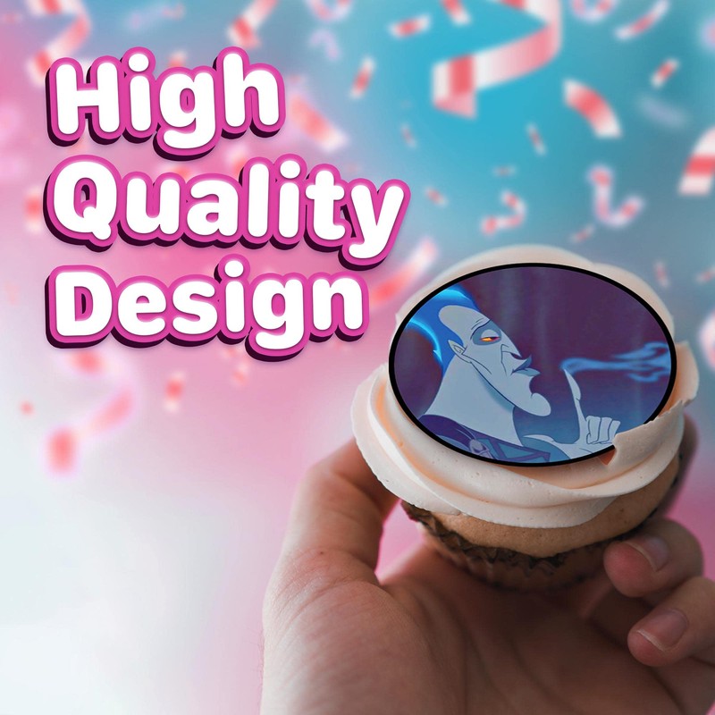 30 Mythical Hero Cupcake Toppers Edible Wafer Sheet