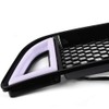 Front Bumper Hood Grill With White DRL LED Light Fits