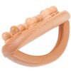 Ipetboom 2pcs Wooden Massage Stick for Muscle Relief Handheld Body
