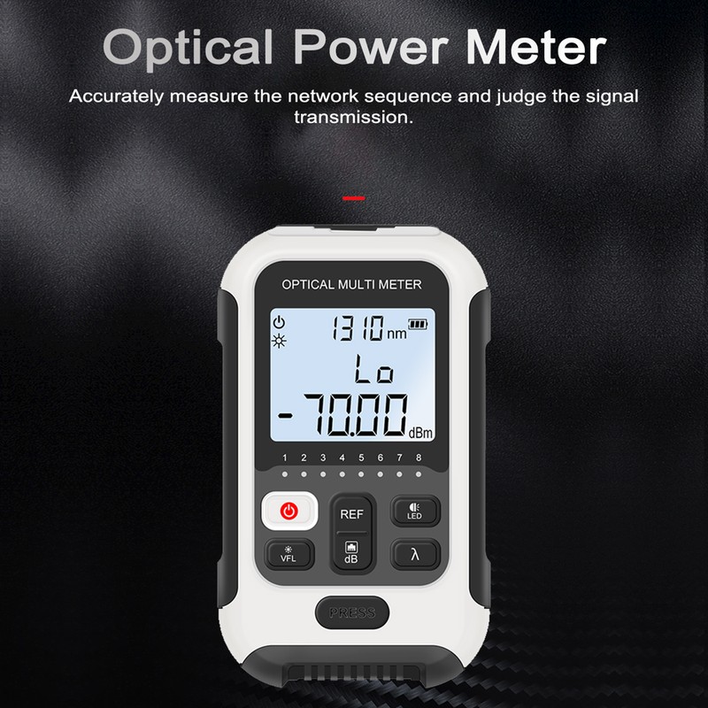 Portable Lightweight 3 in 1 Optical Power Meter High Accurancy