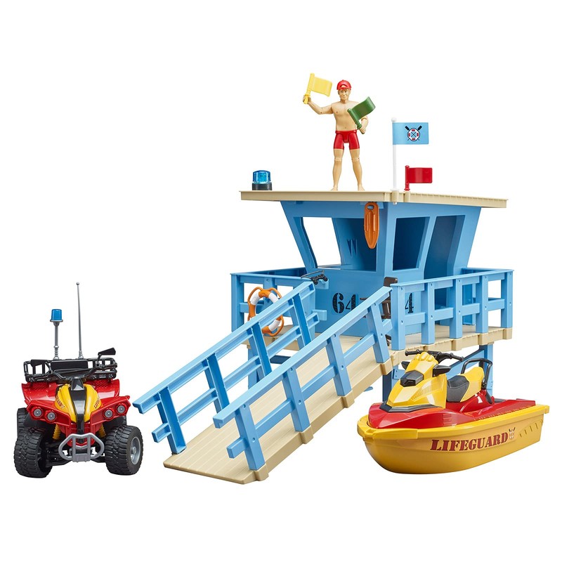 Bruder bWorld Lifeguard with Paddleboard