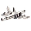 SPITBOARDS 36 mm Fingerboard Pro Trucks by, Real Lock Nuts,