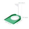 Toddmomy 2pcs Golf Putting Cup and Flag: Plastic Golf Practice