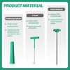 Prozwee Tire Valve Stem Core Quickly Replacement Tool Kit,with Stem