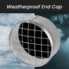Repa Market Ø6 Inch Duct Cover – Galvanized Steel Round