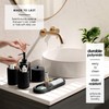 Clara Clark Bathroom Set - Black Bathroom Accessories Set, 24PC