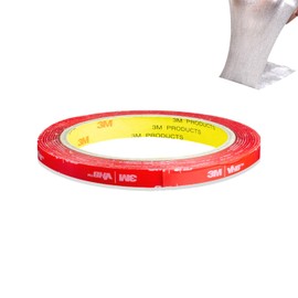Mirhua Strong Double Sided Tape for Cars, Multi-purpose, Super Strong, Heat Resistant, Waterproof, Weatherproof, Multi-purpose, Indoor/Outdoor, DIY, Car Decoration, Double Sided Tape for Work