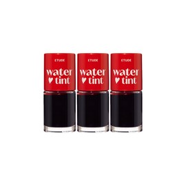ETUDE Dear Darling Water Tint Cherry Ade 3 SET (9g*3) | Vivid Color Lip Stain with Moisturizing Weightless & Non-sticky Finish Lip Stain | Smudge-proof & Lightweight | Korean Makeup, Perfect for Gift