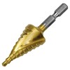 SK11 Stainless Steel Hex Shank Spiral Step Drill 0.2 -