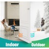 MAXTID White Door Draft Stopper Adjustable 32, 34, 36, up