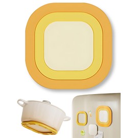 3-in-1 Silikon Untersetzer Set, Magnetische Untersetzer für heiße Töpfe und Pfannen, Hitzebeständig, rutschfest, Wiederverwendbar Topfuntersetzer für Küchentheke & Kühlschrankmagnet Tischschutz