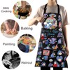 WZMPA Donkey Kitchen Apron Donkey Fans Gift Let The Magic