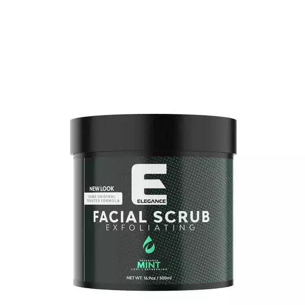 Elegance Facial Skin Exfoliant Pore Scrub Mint 16.9 oz 500