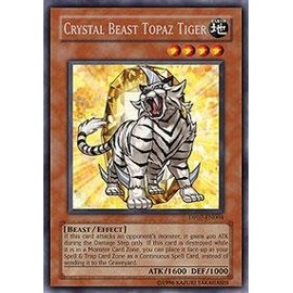 Yu-Gi-Oh! - Crystal Beast Topaz Tiger (DP07-EN004) - Duelist Pack 7 Jesse Anderson - Unlimited Edition - Rare