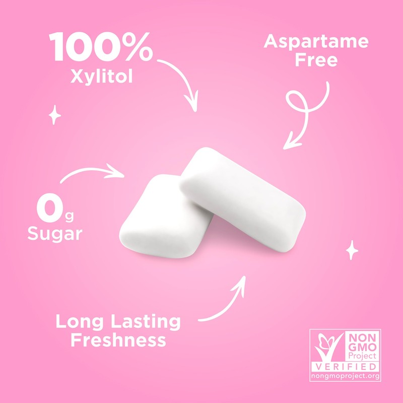 PUR Gum | Aspartame Free Chewing Gum | 100% Xylitol