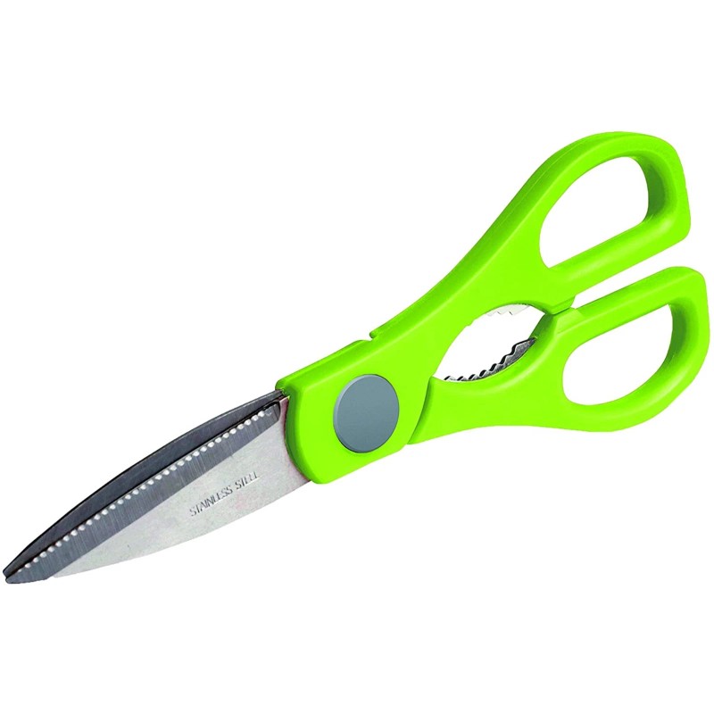 Bloom Household Stainless Steel Blades Shears (Six Count, Assorted Colors)