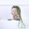 Girls Face Head Planter Flower Container Safe Nontoxic Garden Decor