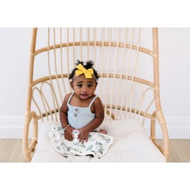 3-Layer Knit Security Blanket Set Sized 16" x 16" 2-Pack"Fern" by Copper Pearl