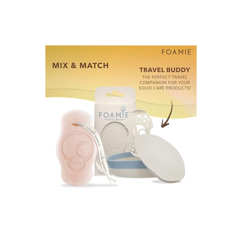 FOAMIE Shampoo Sólido para Cabello Rebelde y con Frizz sin
