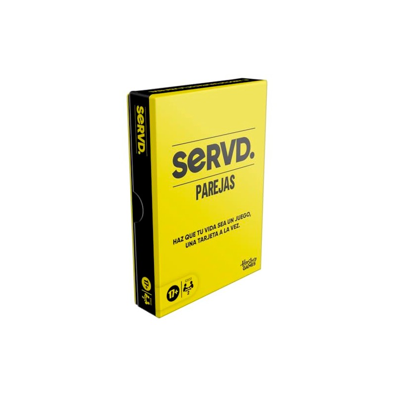 Hasbro Games Juego de Mesa SERVD Parejas