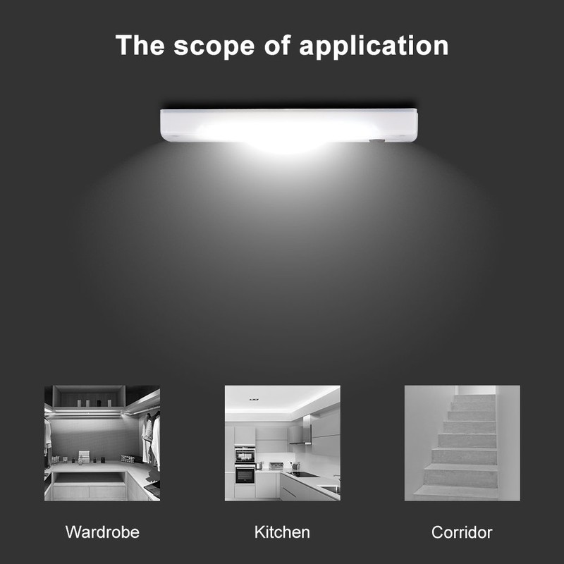 Vagocom LED Under Cabinet Light Wireless, Portable Battery Operated Powered
