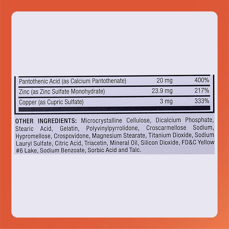 Rugby Multivitamin with Zinc Stress Formula - Dietary Supplement -