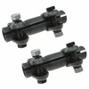 BURANIFUSION 2pcs Suspension Tie Rod End Adjusting Sleeve Right Passenger