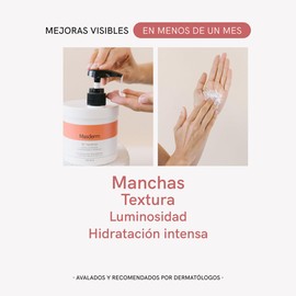 MASDERM Anti-Aging Repair-Handcreme, 500 ml, Anti-Flecken-Handcreme, feuchtigkeitsspendendes Gel für trockene und rissige Haut, Vitamin C, Handcreme für Damen und Herren