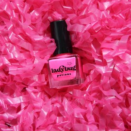 Ladybug Mini Nail Polish -Clean Beauty, Non - Toxic, Vegan, and Cruelty-Free Ingredients. Nail Polish for Girls (Double Fun)