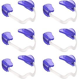 KOHEEL Adaptable Bite Splint Against Bruxism, Crunch Splint for Night, Eliminates Teeth Grinding (6 Pieces) Blue