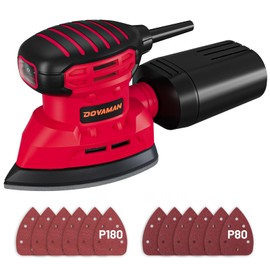 DOVAMAN 130W Detail Sander, 12000RPM Palm Sander Tool