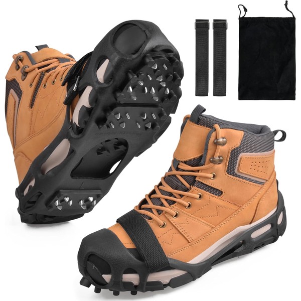 Crampons, Lightweight, Climbing, Crampons, Soles, Anti-slip, Snow Protection, Anti-Slip for