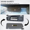 KUAFU Driver Side and Passenger Side Sun Visor Compatible with