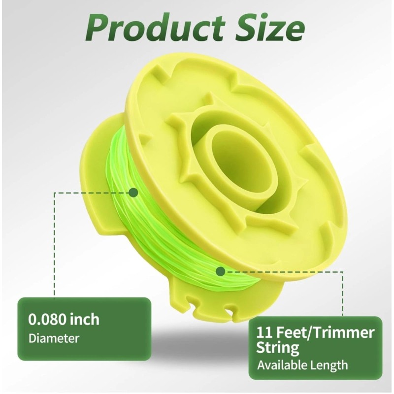 For RYOBI, For Ryobi One Plus+ 6X Weed Wacker String
