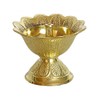 DollsofIndia Brass Devdas Diya - Dia - 2.25 inches Height - 1.75 inches (KT03)