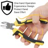 DOWELL 6 Inch Diagonal Pliers,Nickel Chromium Steel Construction and Professional