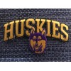 UW Washington Huskies Embroidered Iron On Patch Vintage 3.75” X