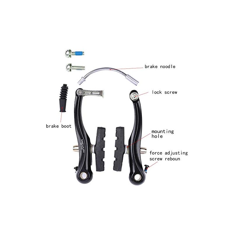 V Brake Set, Aluminium Alloy Front & Rear V Brake