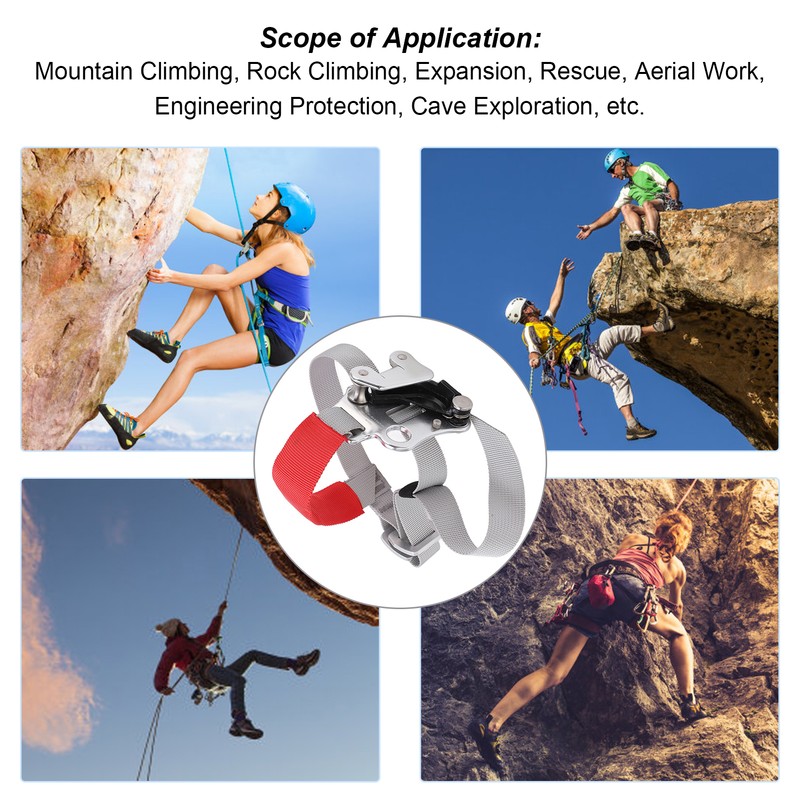 Outdoor Foot Ascender Riser Rock Climbing Ascender Safe Mountaining Aerial