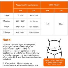 Trendyline Postpartum Essentials: Postpartum Belly Band - C Section Postpartum Belly Wrap - Recovery Belly Support Abdominal Binder Post Surgery Girdle Pink