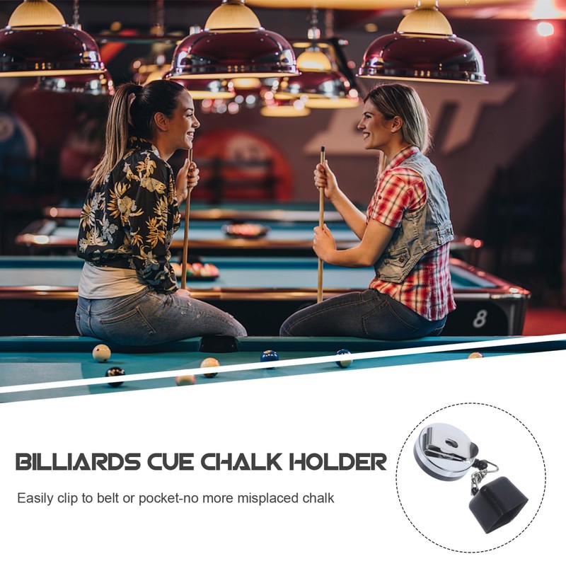 SUPVOX Billiard Chalk Holder with Belt Clip Snooker Chalk Holder