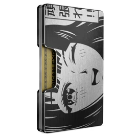 Freja Svendsen Engraved Aluminum Wallet for Men - Slim Money Clip & Card Holder with Engraved Finish. Enhanced RFID Blocking, Compact, Unique & Minimalist Wallets