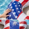 American Flag Inflatable Swim Ring for Pool Fun – 3-Pack