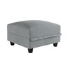 LLappuil Ottoman Module Storage Square Footrest for Modular Sectional Sofa,