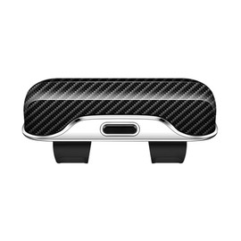 Organizador para gafas de sol para visera de coche – Caja organizadora de gafas para interior de vehículo suave, accesorios, estuche protector para al