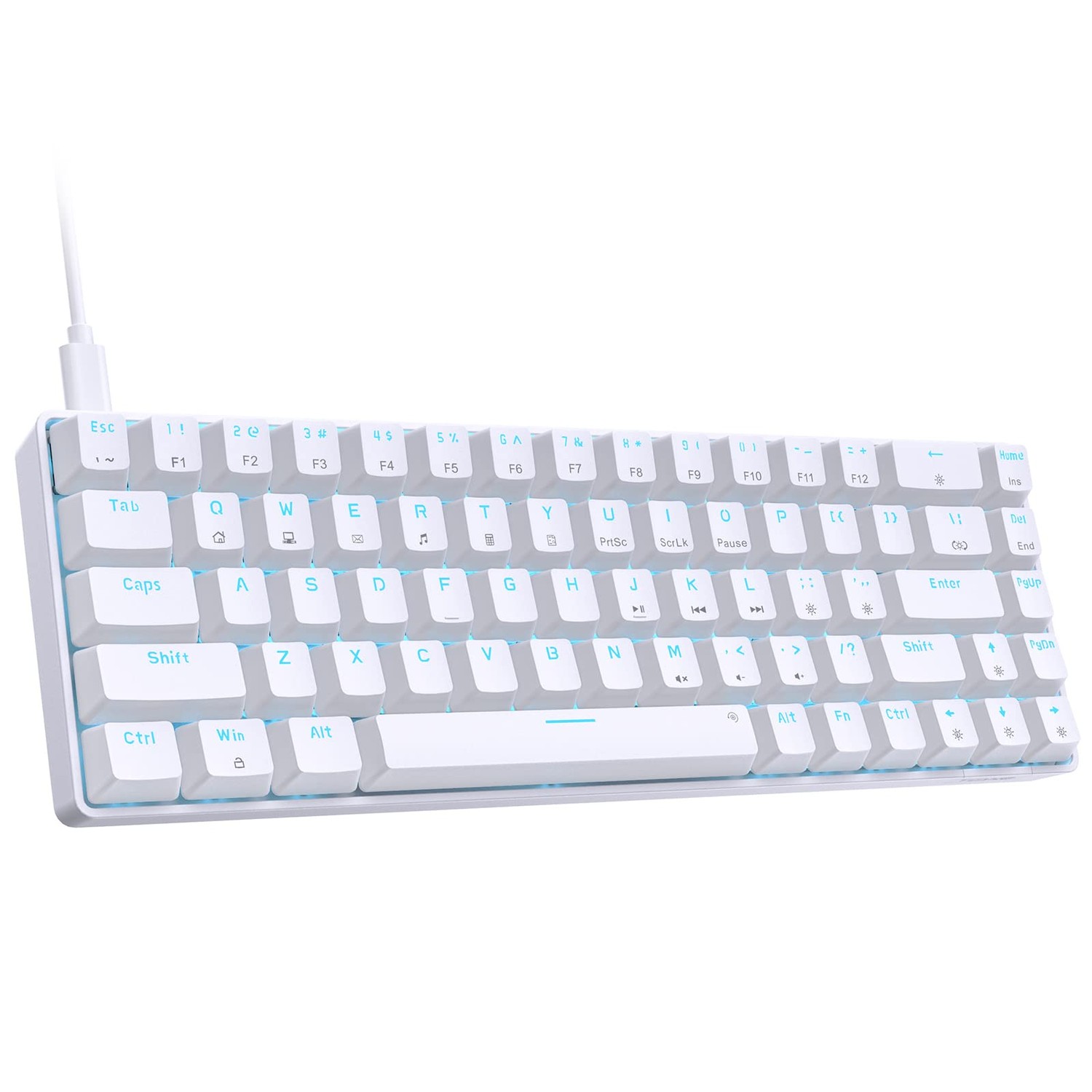 DIERYA T68SE 60% Gaming Mechanical Keyboard,Ultra Compact Mini 68 Key ...
