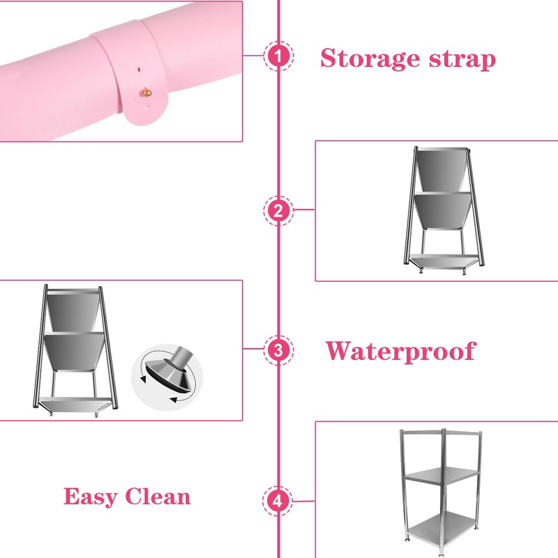 Sorcristy Nail Arm Rest Pad Hand Cushion Table Mat PU