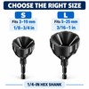 2 Pack JUSTINLAU Tungsten Steel External Deburring Chamfer Tools with