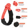 Shackle 1/2 Synthetic Shackle Winch Rope with Recovery Snaps, 41000